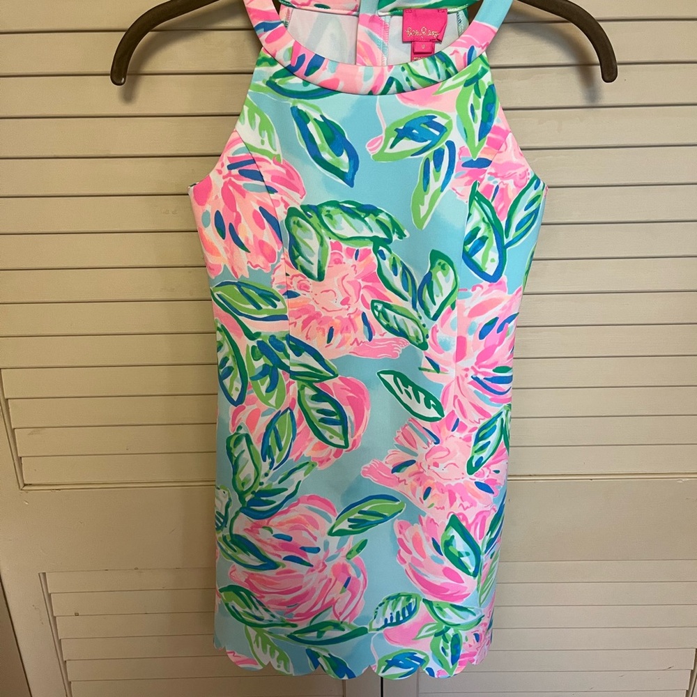 Colorful Floral Sleeveless Dress